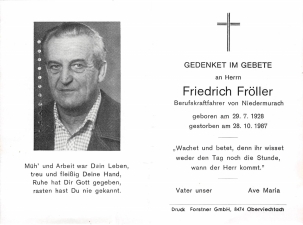 Fröller Friedrich +28.10.1987