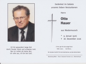 Hauer Otto + 18.12