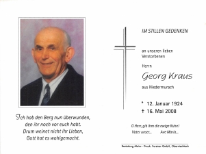 Kraus Georg +16.05.2008