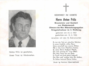 Anton Pröls +13.05.1982