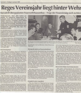 Generalversammlung 1999 @FFW Niedermurach