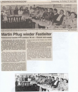 Festausschusssitzung 1995 @FFW Niedermurach