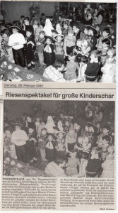 Kinderfasching 1995 @FFW Niedermurach