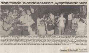 Sommerfest 1989 @FFW Niedermurach