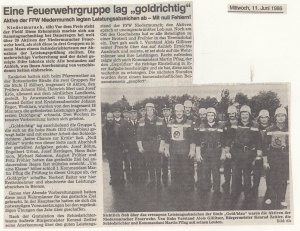 Leistungsabzeichen 1986 @FFW Niedermurach
