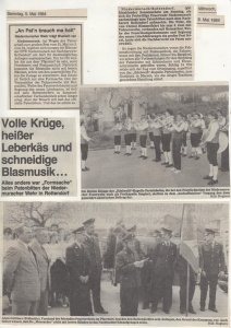Patenbitten bei der FFW Rottendorf 1984 @FFW Niedermurach