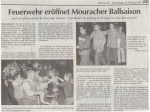 Faschingsball 2004 FFW Niedermurach
