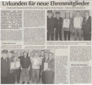 Kameradschaftsabend 2005 FFW Niedermurach