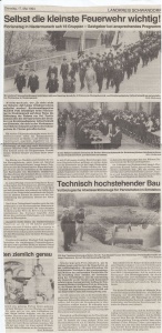 Florianstag in Niedermurach 1994 @FFW Niedermurach