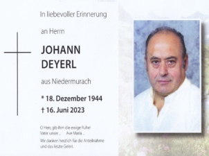 Johann Deyerl +16.06.2023