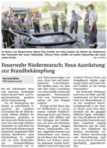 Übergabe Faltbehälter@FFW Niedermurach